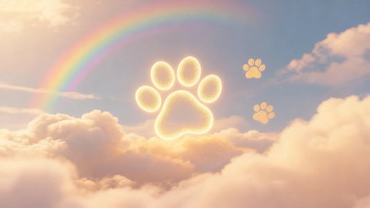 rainbow bridge for pet in the sky