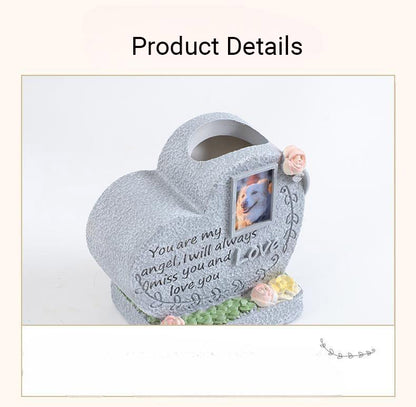 Pet Memorial Gifts Pet Remembrance Tombstones with Photo Frames (Hollow)