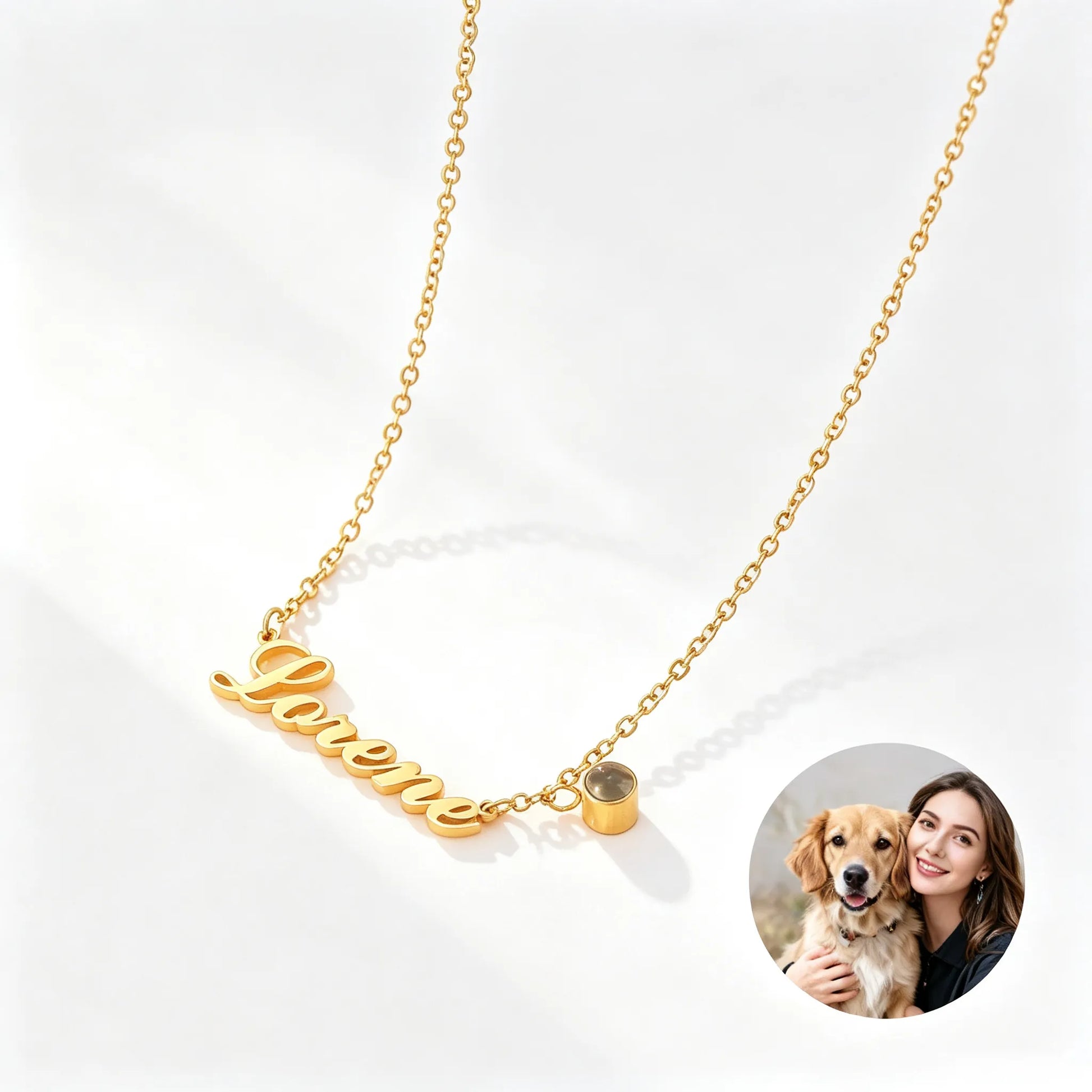 Personalized pet keepsake necklace celebrating every stage of your pet's journey—from playful moments to forever remembered memories.